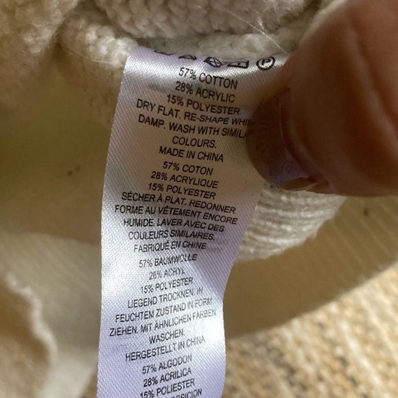 French Connection Puff Sleeve Sweater Medium - Picture 4 of 5